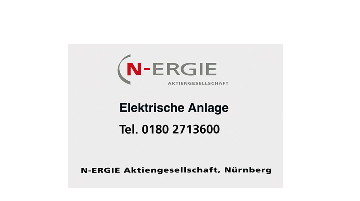 Durchgefärbte Kunststoffschilder Durchgefärbte Kunststoffschilder